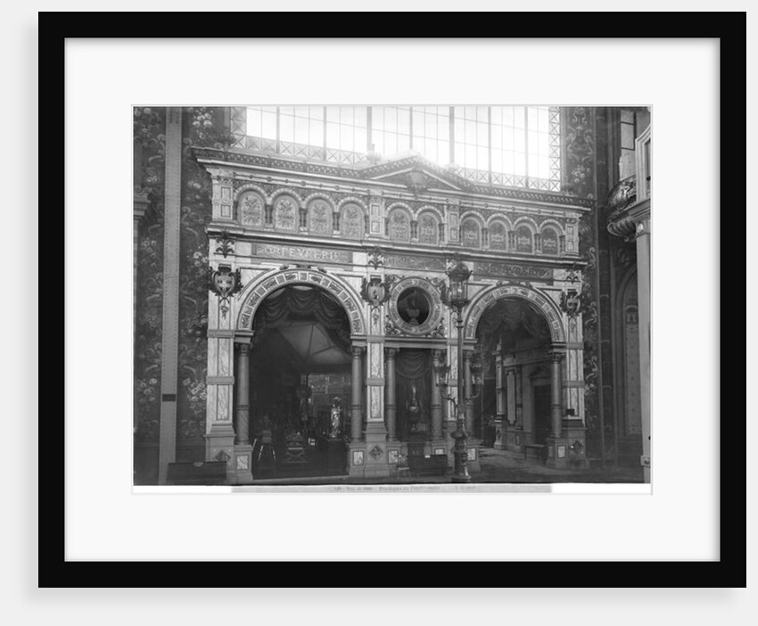 Portico of the Silversmith Pavilion at the Universal Exhibition, Paris, 1889 by Adolphe Giraudon