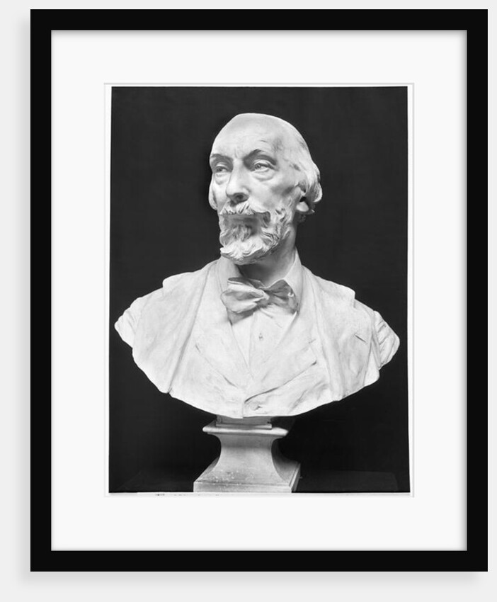 Bust of Auguste Vacquerie by Aime Jules Dalou