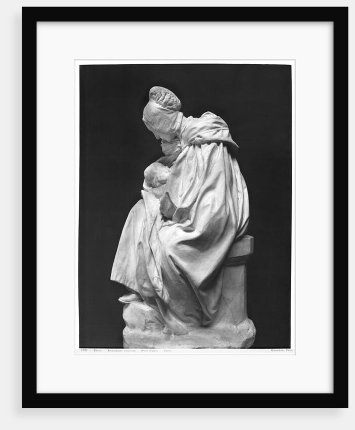 Boulonnaise Woman Feeding her Child by Aime Jules Dalou