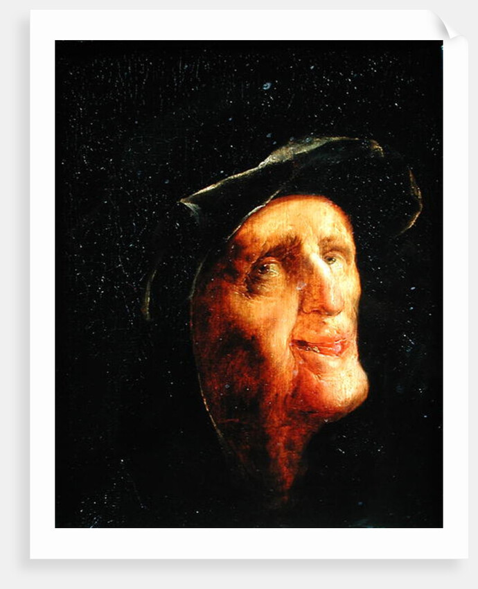 A Woman Laughing by Jan van de Venne