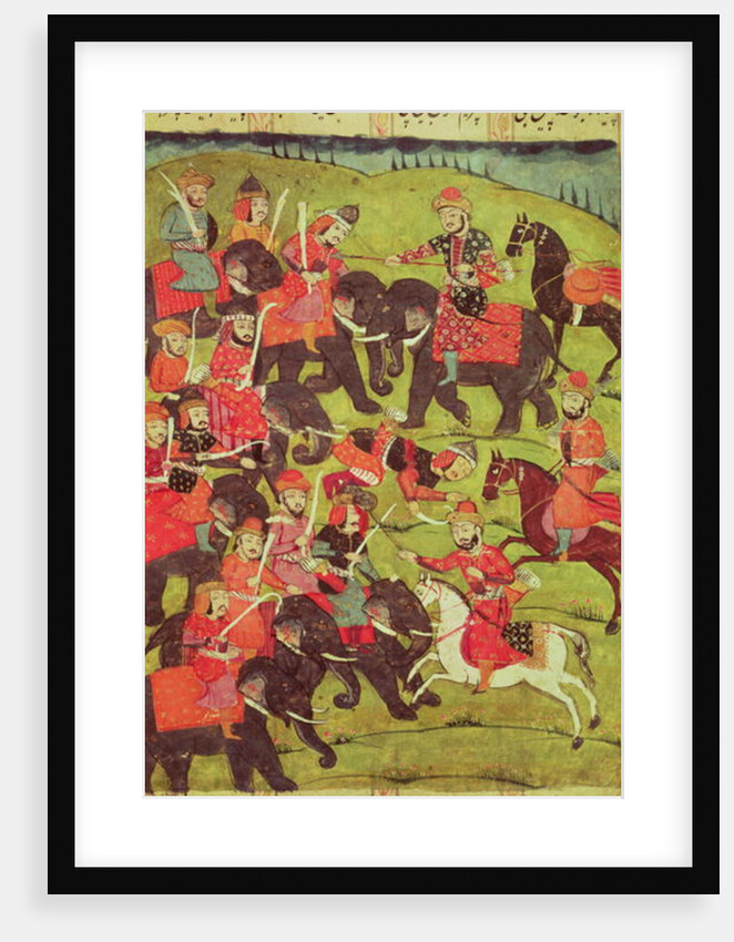 A Battle Scene by Islamic School