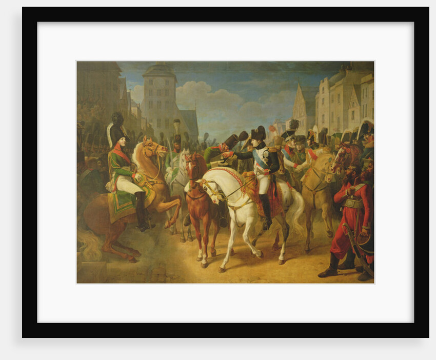 Napoleon Bonaparte Decorating the Grenadier Lazareff at Tilsit, 8th Jult 1807 by Jean Baptiste Debret