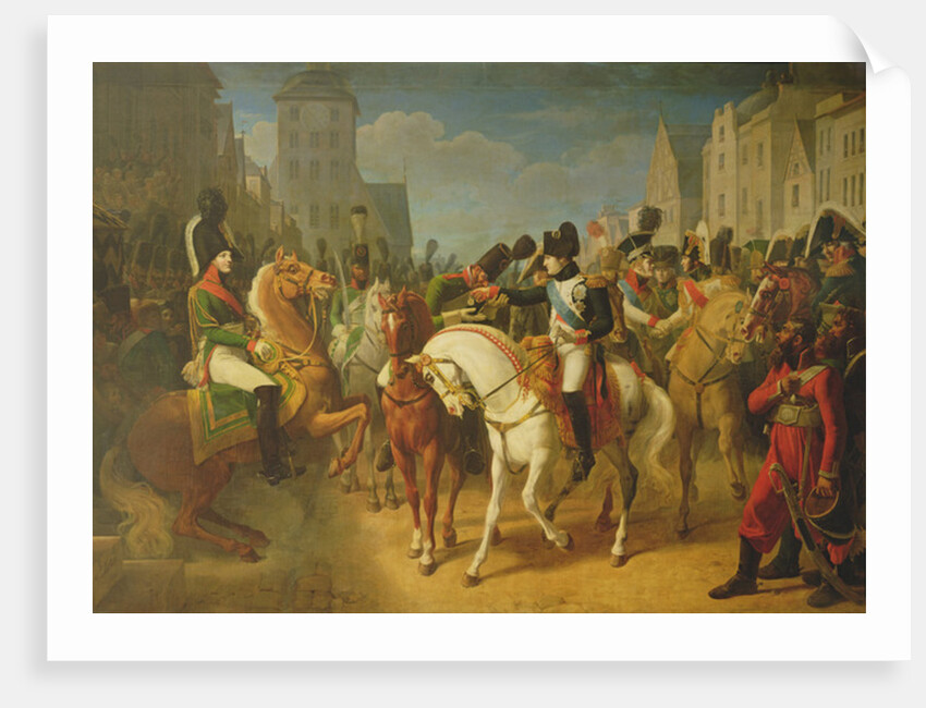 Napoleon Bonaparte Decorating the Grenadier Lazareff at Tilsit, 8th Jult 1807 by Jean Baptiste Debret
