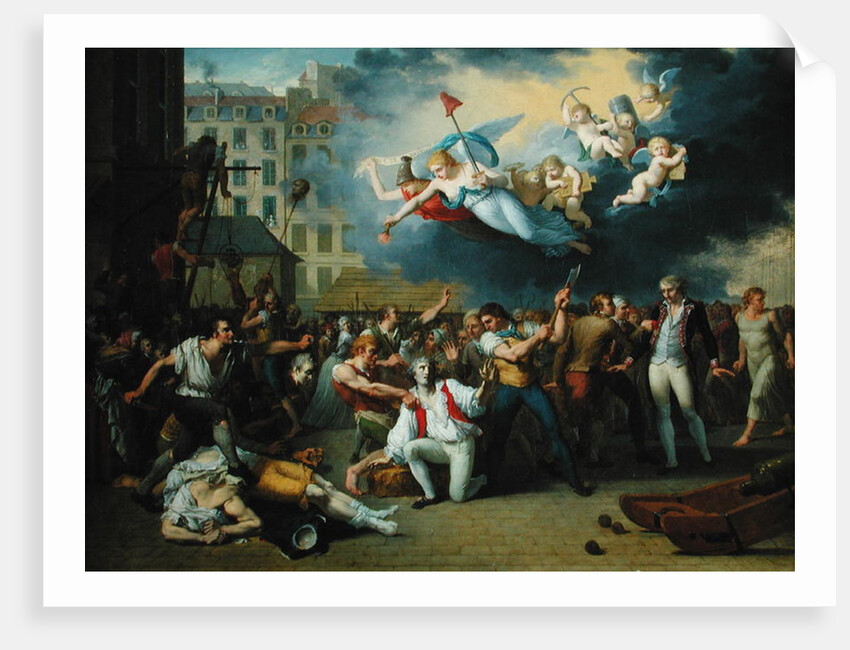 Massacre of the Marquis de Pellepont, 14th July 1789 by Charles Thevenin
