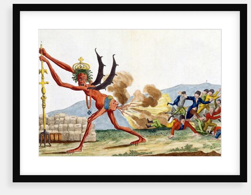 Caricature of the English Government, 1793 by Jacques Louis David