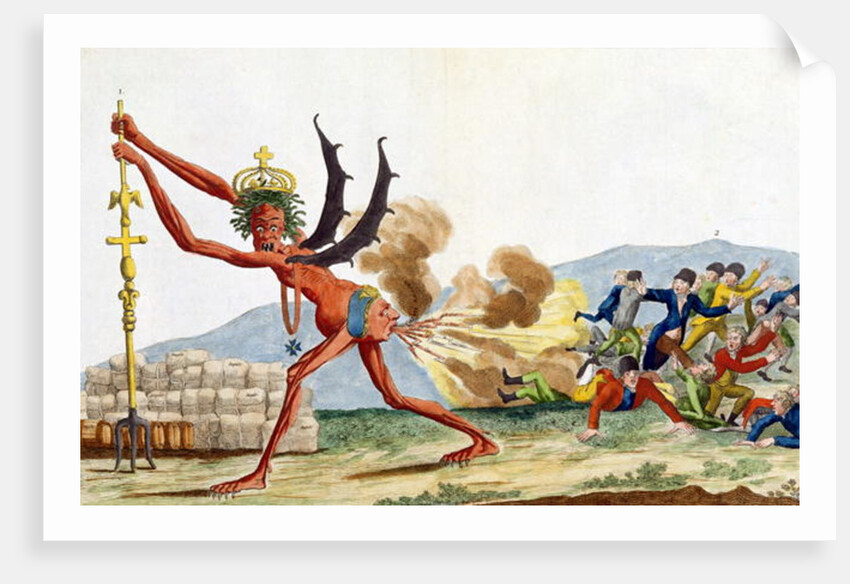 Caricature of the English Government, 1793 by Jacques Louis David