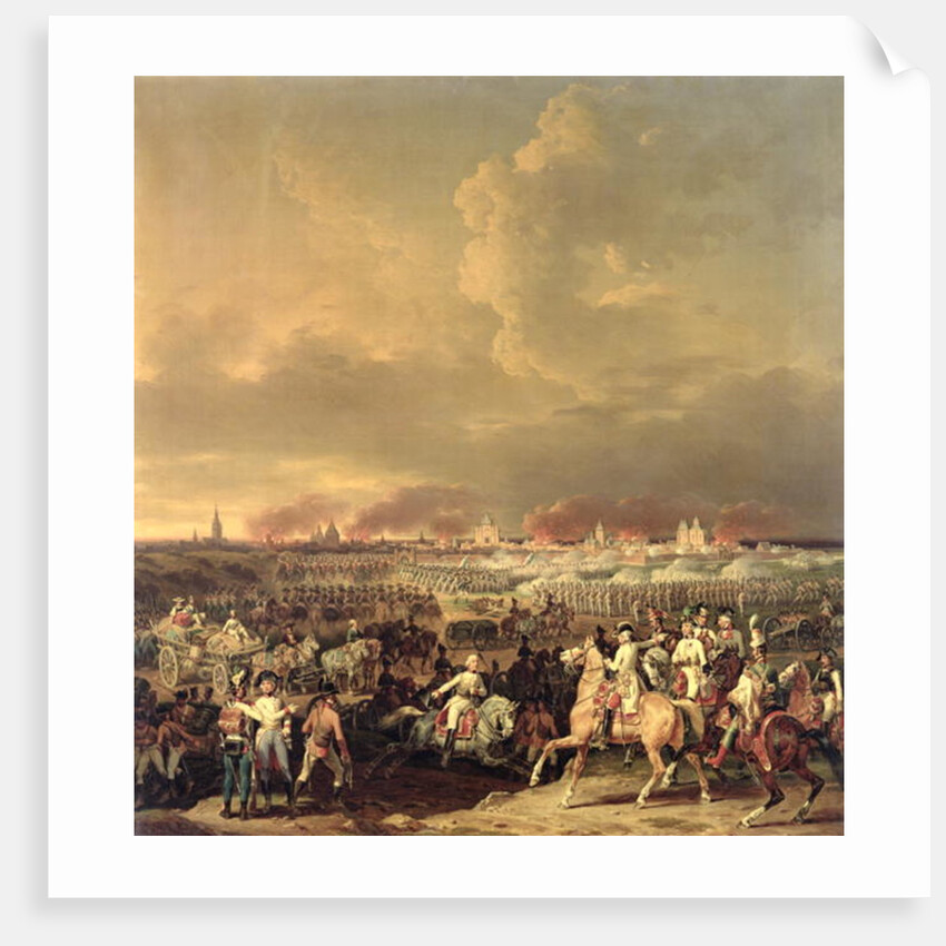 The Siege of Lille by Albert de Saxe-Tachen, 8th October 1792, 1845 by Hippolyte Lecomte
