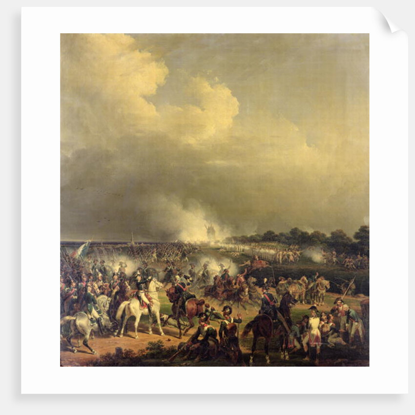 Battle of Boussu, 3rd November 1792, 1845 by Hippolyte Lecomte