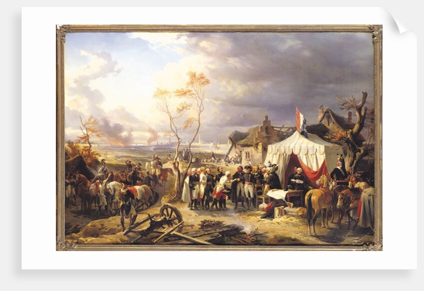 General De La Morliere Receiving the Surrender of Antwerp, 29th November 1792, 1837 by Felix Philippoteaux