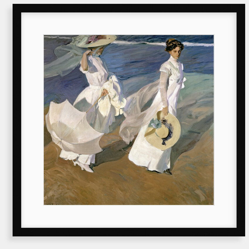 Strolling along the Seashore, 1909 by Joaquin Sorolla y Bastida