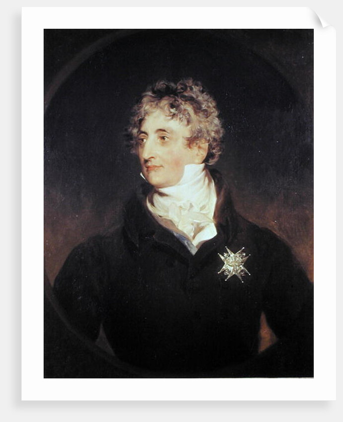 Portrait of Duke Armand-Emmanuel de Richelieu 1822 by Thomas Lawrence