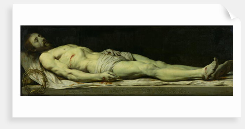 The Dead Christ on his Shroud by Philippe de Champaigne
