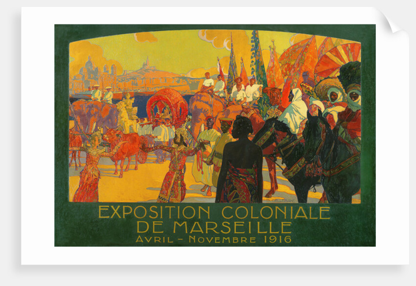 The National Colonial Exhibition, Marseille, April-November 1916, 1922 by David Dellepiane