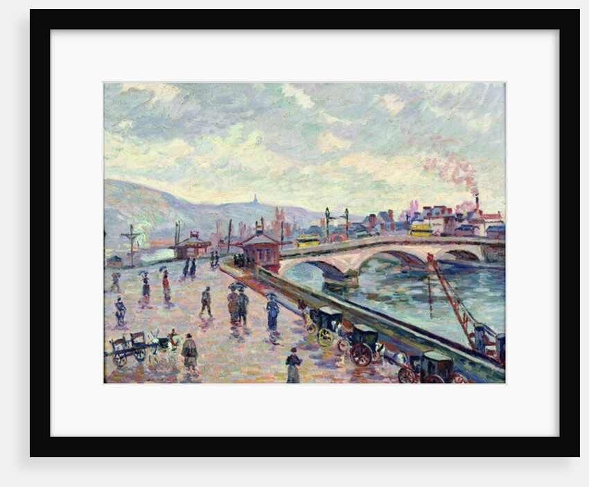 The Seine at Rouen by Jean Baptiste Armand Guillaumin