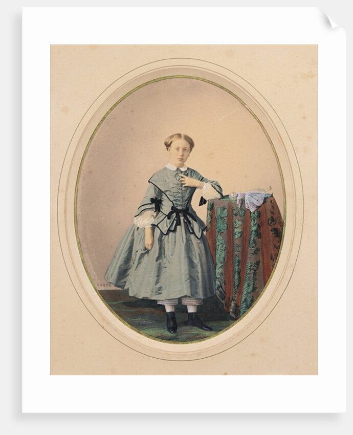 Portrait of Madeleine de Malaret, one of the Petites Filles Modeles of the Countess de Segur by Freres Mayer