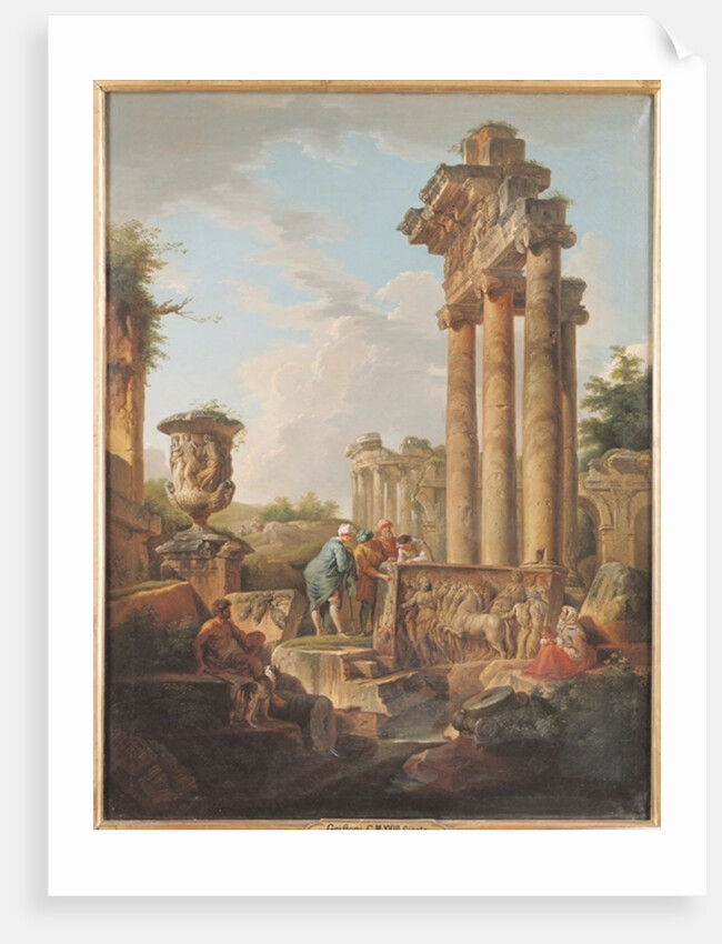 Ruins of a Temple by Giovanni Maria Griffoni