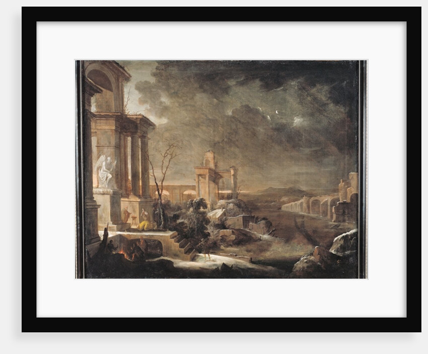 Landscape at Dawn, 1705 by Antoine Pierre the Younger Patel