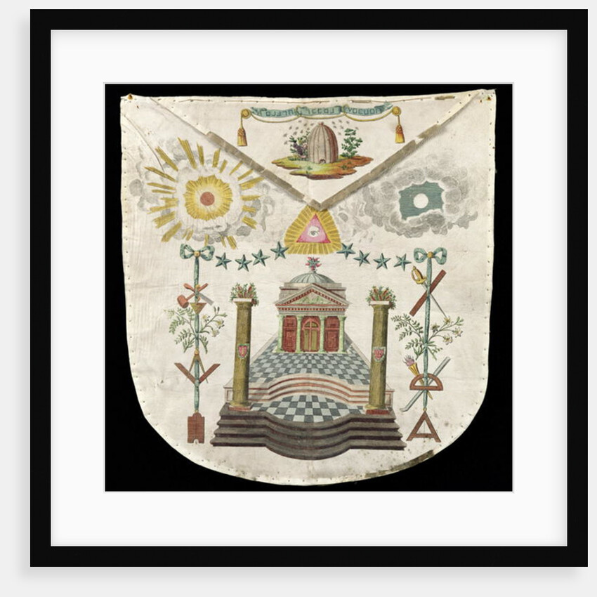 Apron of a Master of the Saint-Julien Lodge in Brioude by French School
