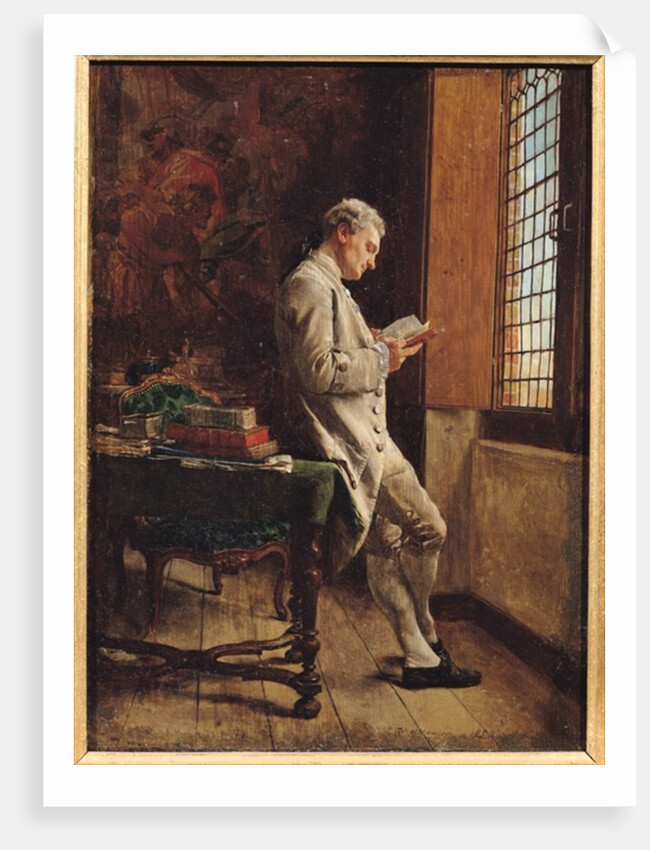 The Reader in White, 1857 by Jean-Louis Ernest Meissonier