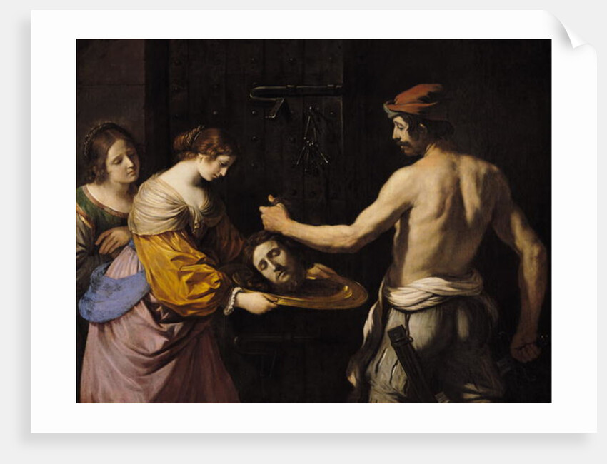 Salome Receiving the Head of St. John the Baptist, 1637 by Guercino (1591-1666)