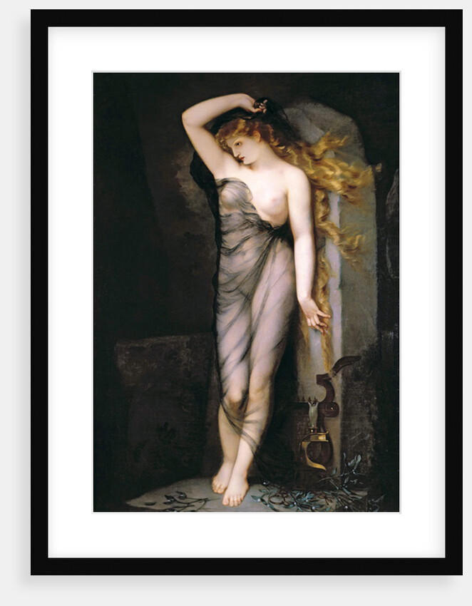 Velleda, before 1869 by Charles Voillemot