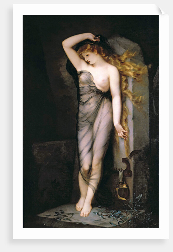 Velleda, before 1869 by Charles Voillemot