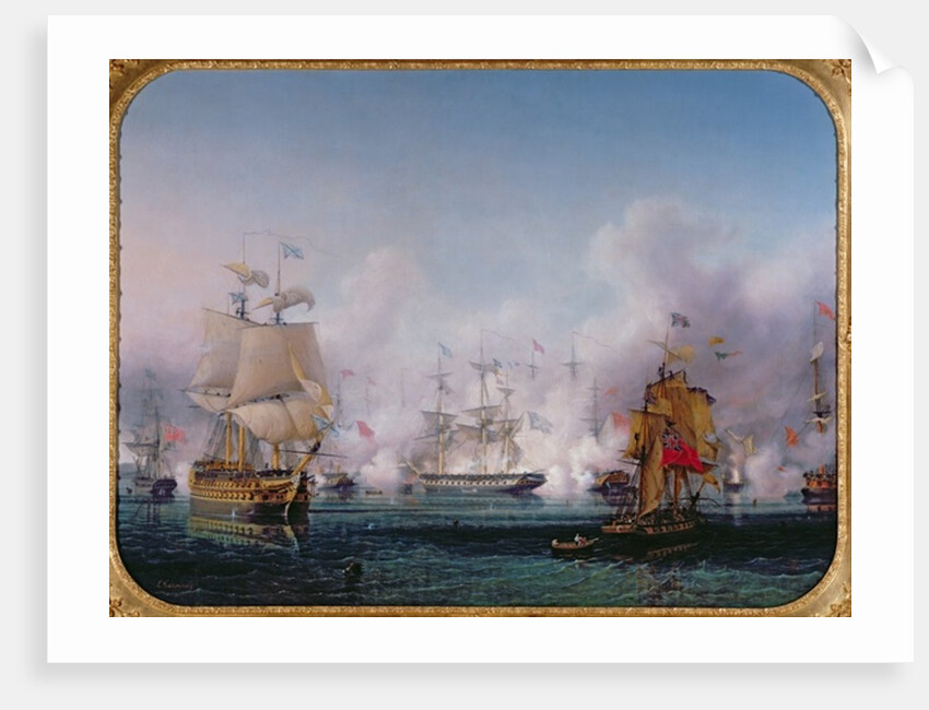 Episode of the Battle of Navarino, 20th October 1827, c.1853 by Ambroise-Louis Garneray