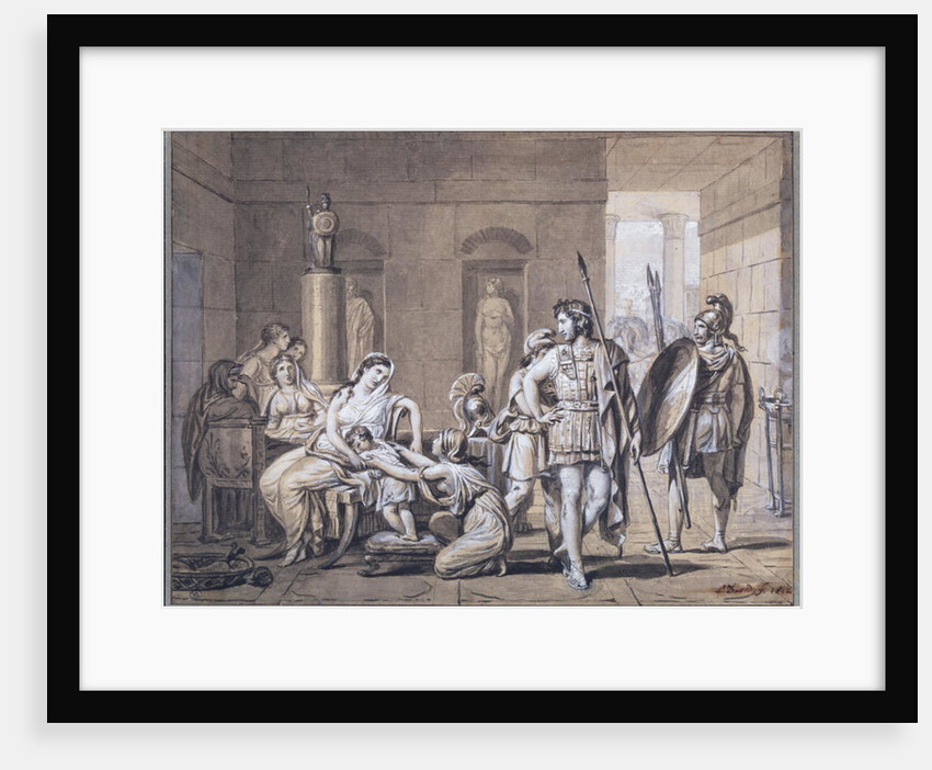 The Departure of Hector, c.1812 by Jacques Louis David