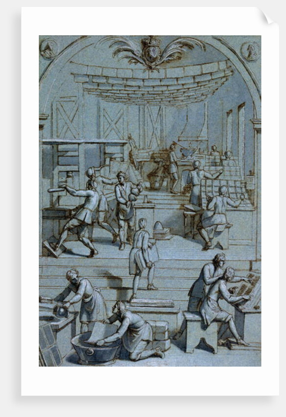 Frontispiece for the Royal Printing Works by French School