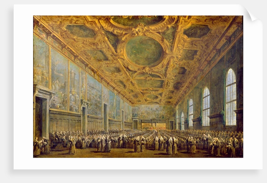 The Doge of Venice Thanking the Council, after 1775 by Francesco Guardi