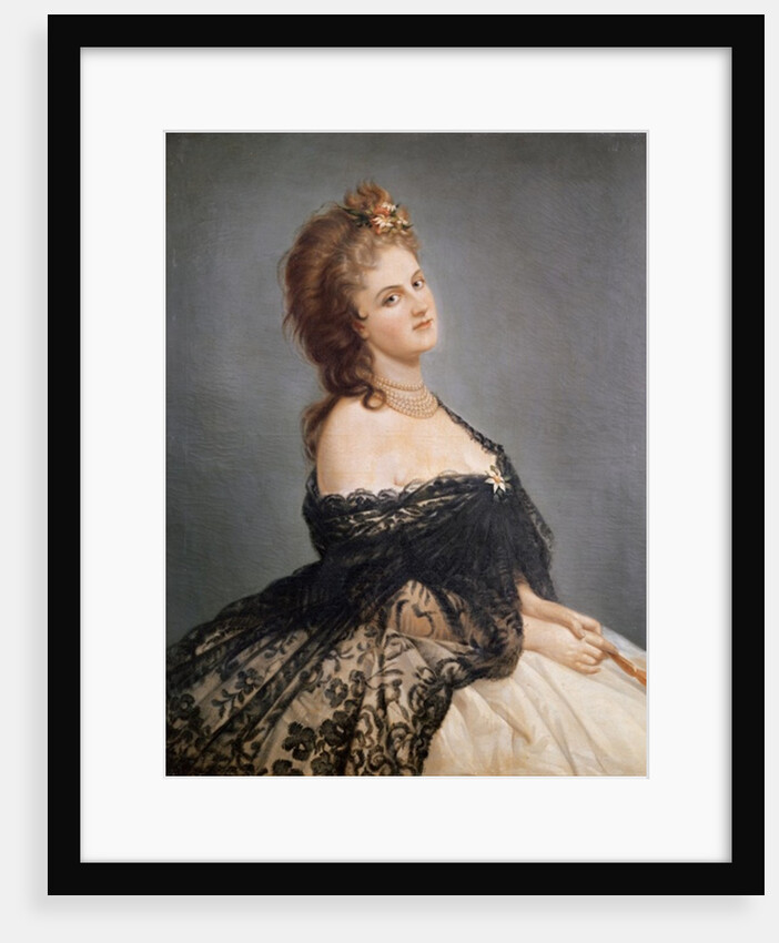 Portrait of Virginia Oldoini Countess of Castiglione by Italian School