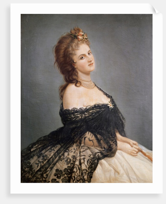 Portrait of Virginia Oldoini Countess of Castiglione by Italian School