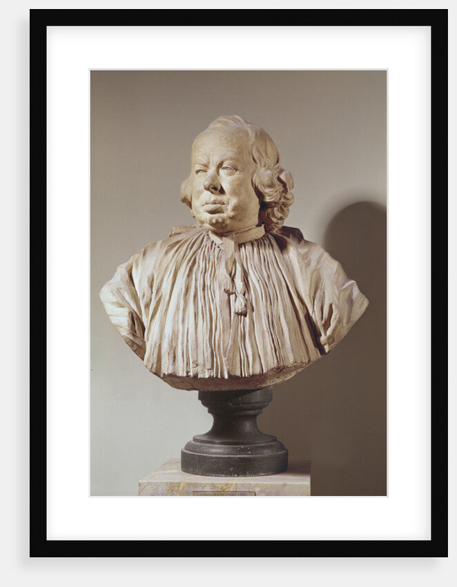 Portrait Bust of Canon Alexandre-Gui Pingre by Jean-Jacques Caffieri