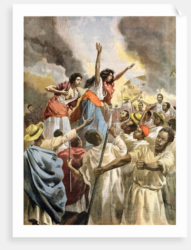 The Royal Princesses Preaching the Holy War in Madagascar by Oswaldo Tofani