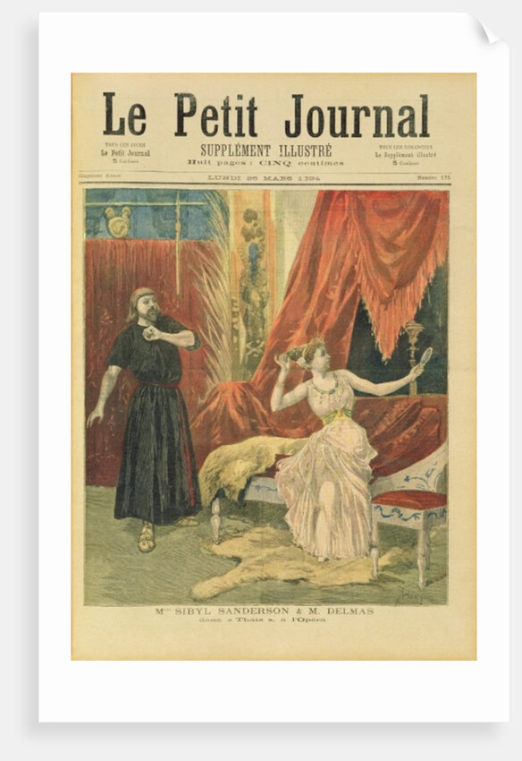 Mademoiselle Sibyl Sanderson and Monsieur Jean Francois Delmas by Oswaldo Tofani