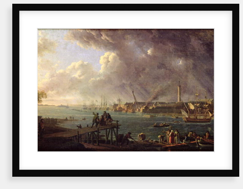 View of the Port of Lorient by Jean-Francois Hue