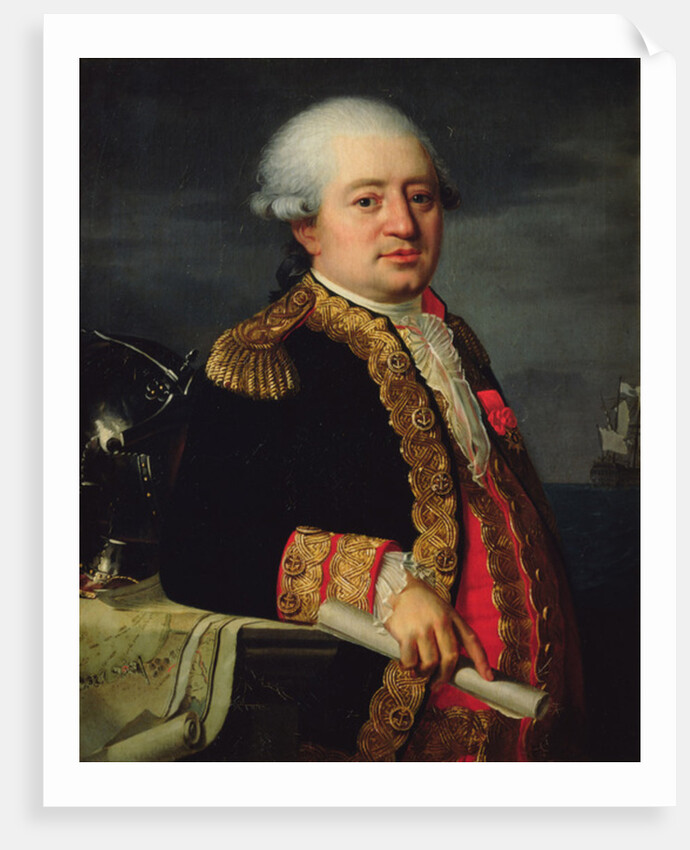 Portrait of the Comte de La Couldre de La Bretonniere by Robert Lefevre