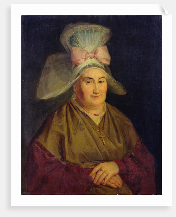 Portrait of a Woman with a Normandy Bonnet by French School