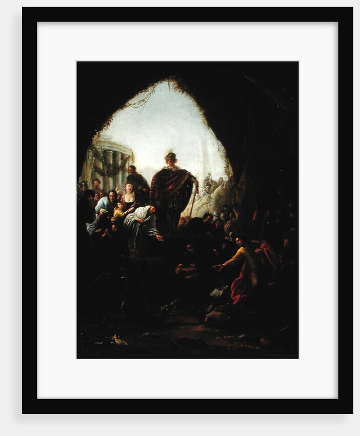 Daniel Killing the Dragon of Baal by Jacob Willemsz de Wet or Wett