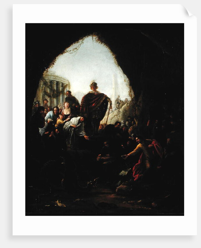 Daniel Killing the Dragon of Baal by Jacob Willemsz de Wet or Wett