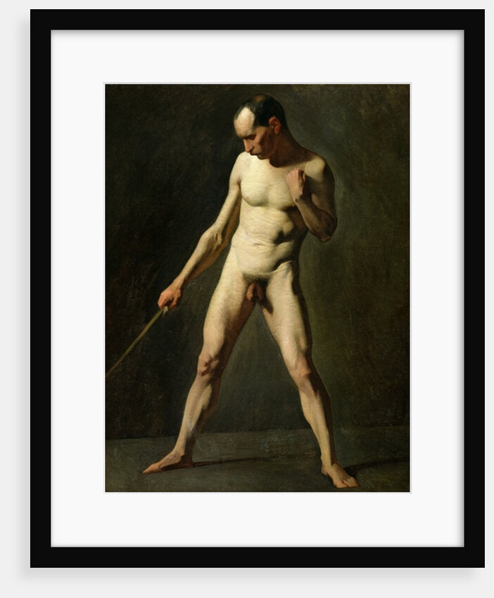 Nude Study by Jean-Francois Millet