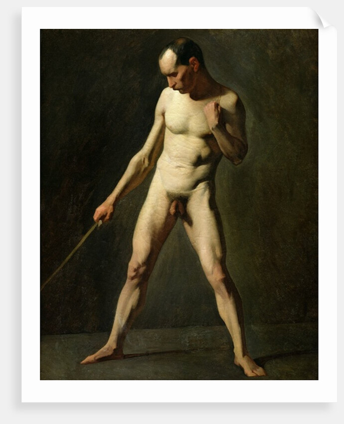 Nude Study by Jean-Francois Millet