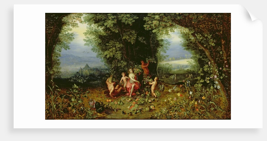 Allegory of the Earth by Jan & Balen Hendrik van (1575-1632) Brueghel
