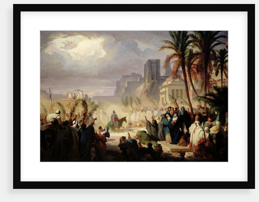 The Entry of Christ into Jerusalem by Louis Felix Leullier