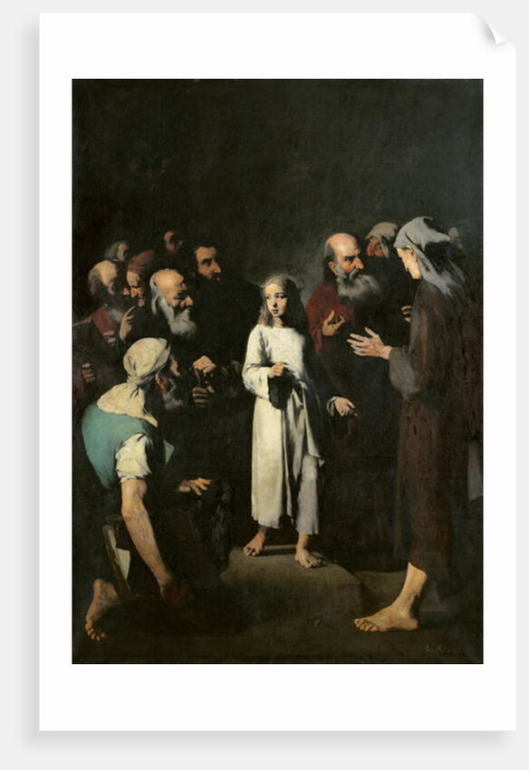 Jesus with the Doctors by Auguste Theodule Ribot