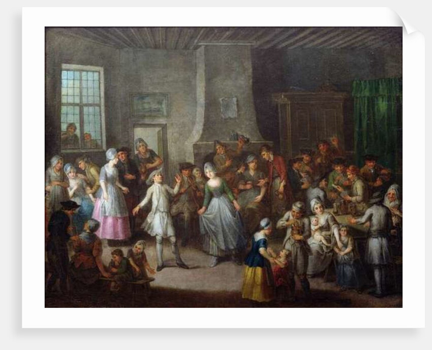 Interior of a Tavern by Antoine Francois Saint-Aubert