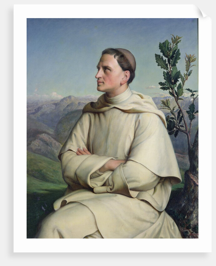 Henri Lacordaire at Sorreze, 1847 by Louis Janmot