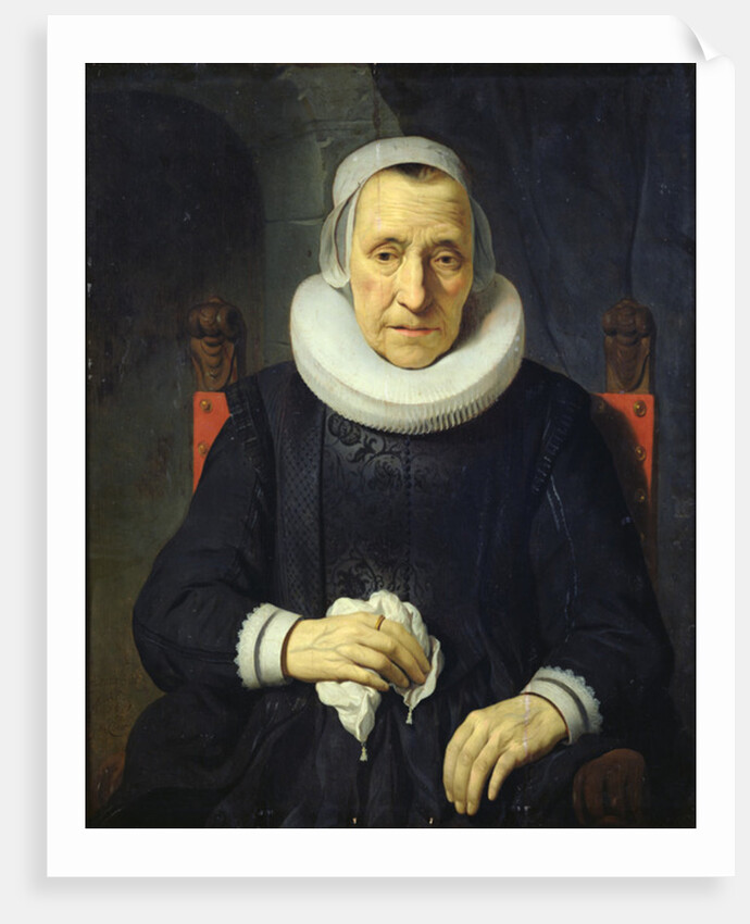 Portrait of an Old Woman, 1651 by Gerbrandt van den Eeckhout