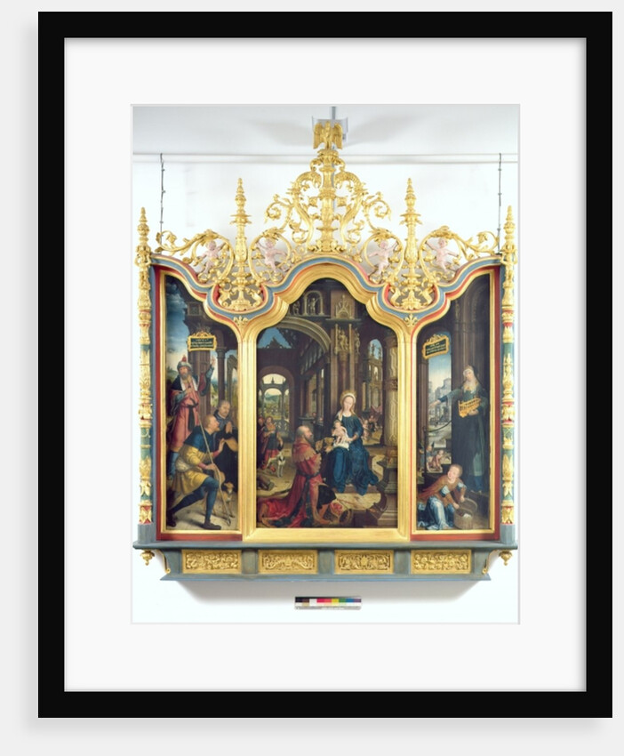 Triptych of the Adoration of the Infant Christ, 1529 by Jean the Elder Bellegambe