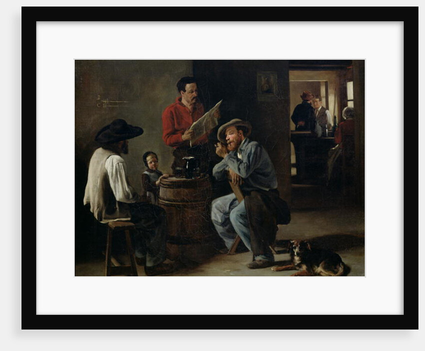 Interior of a Tavern, 1859 by Francois Bonvin